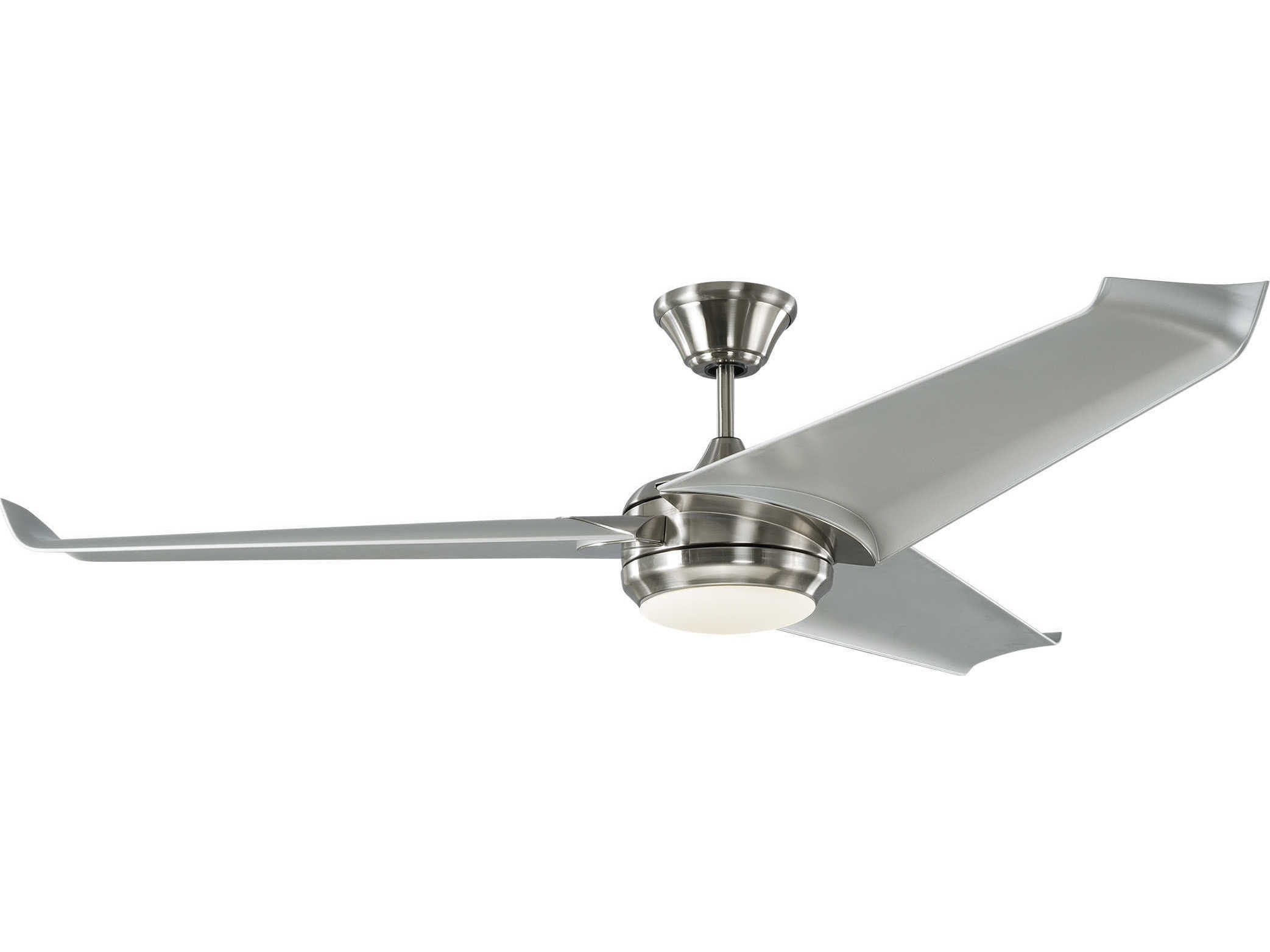 Monte Carlo Fans Orville Brushed Steel Indoor Ceiling Fan