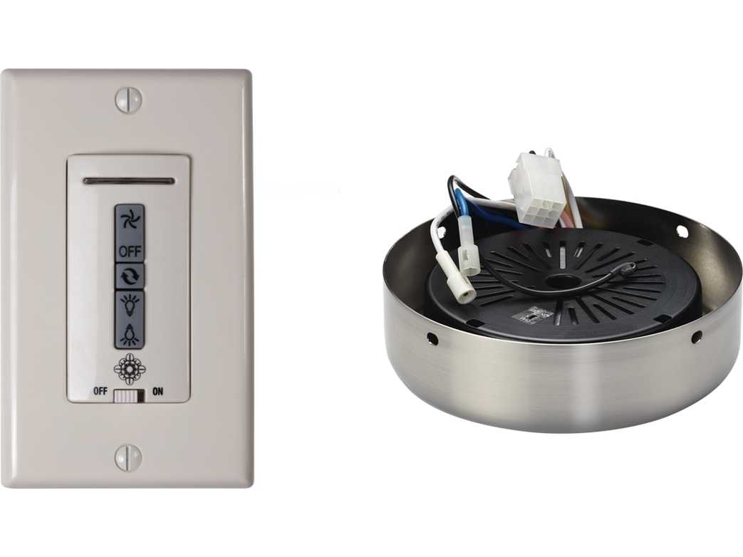 Monte Carlo Fans Hard Wired Wall Remote Control Receiver Switch Plates