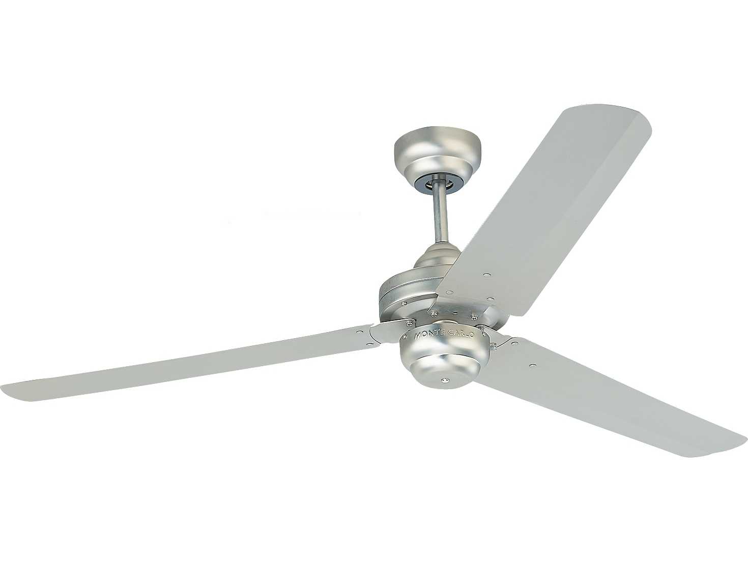 Monte Carlo Fans Studio Brushed Pewter 54