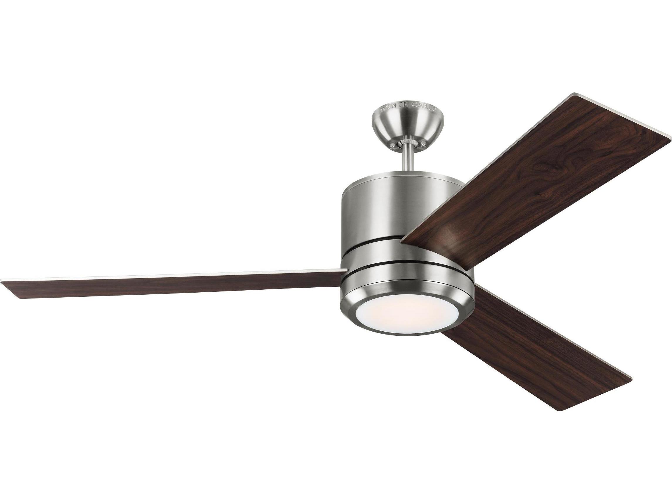 Monte Carlo Fans Vision Max Brushed Steel 56'' Wide LED ...