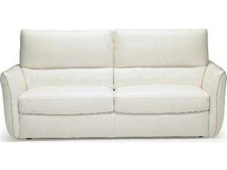 Natuzzi Editions Diego 79" Leather Upholstered Loveseat NTZB842009