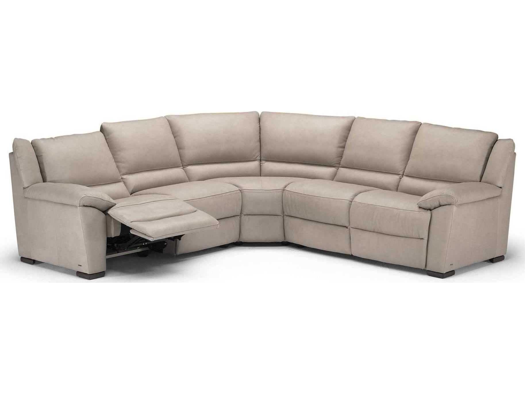 natuzzi editions amalfi leather sectional sofa with chaise