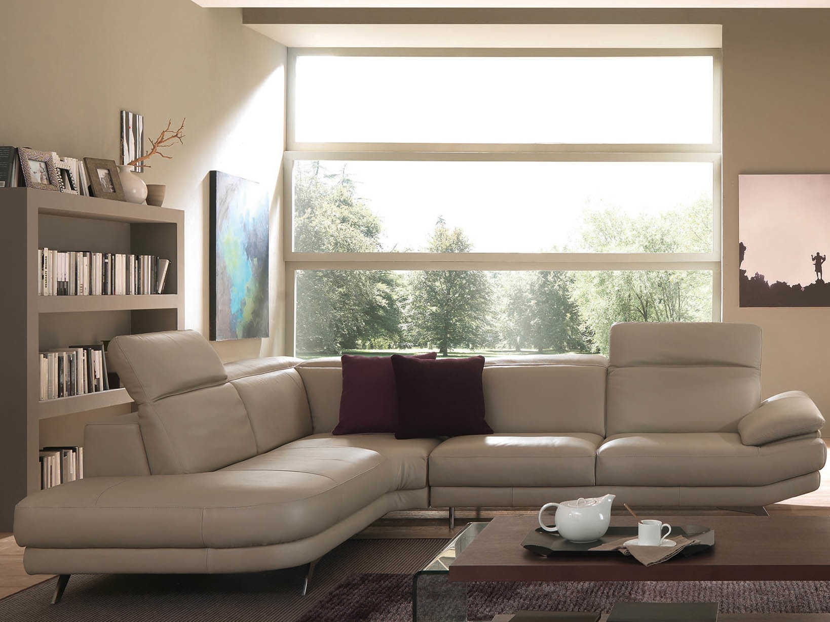 Natuzzi Editions Principe Sectional Sofa Modern Ntzb936200017