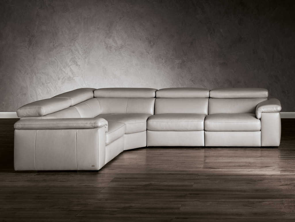 Power Recliner Sectional Sofa, Natuzzi Leather Sectionals