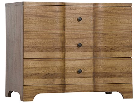Noir Bedroom Storage Dark Walnut Brown Wood Accent Chest
