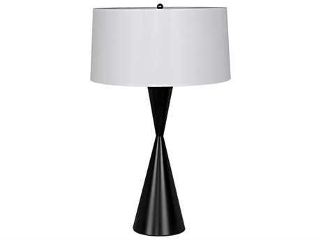Noir Black Buffet Lamp