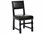Noir Furniture Abadon Distressed Brown Leather Dining Side Chair  NOIGCHA271D