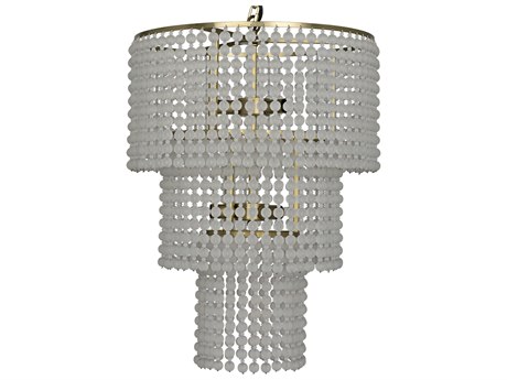 Noir Fatima Brass Glass Pendant