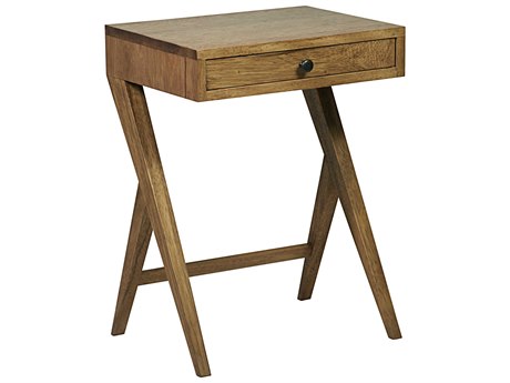 Noir Living Room Accents Rectangular Wood Dark Walnut End Table