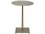 Noir Furniture Stiletto Antique Silver 15'' Round Pedestal Table  NOIGTAB812ASV