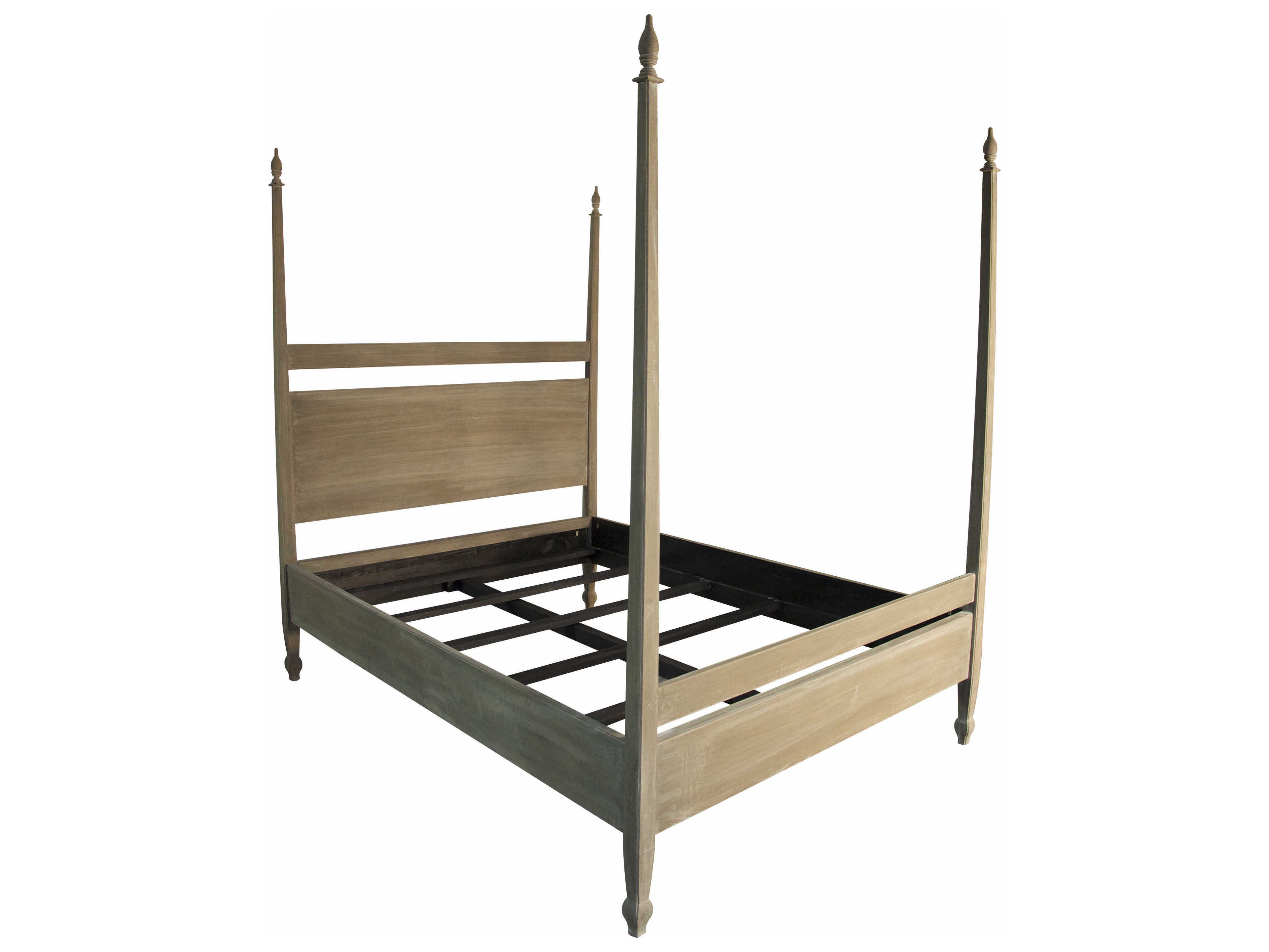 Noir Furniture Venice Weathered Queen Poster Bed NOIGBED107QWEA