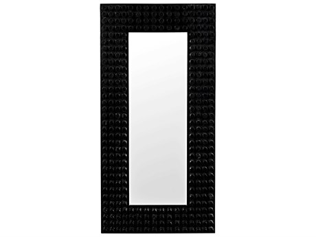 Noir Charcoal Black Rectangular Wall Mirror