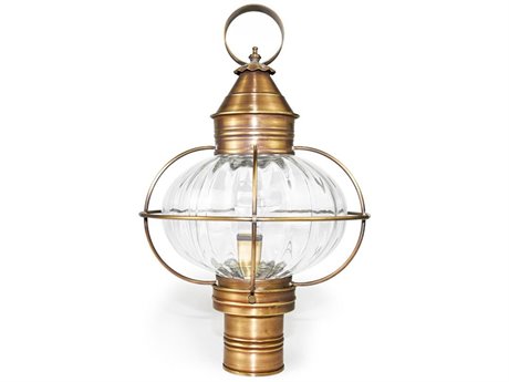 Northeast Lantern Onion 1 - Light Outdoor Wall Light with Optic Glass