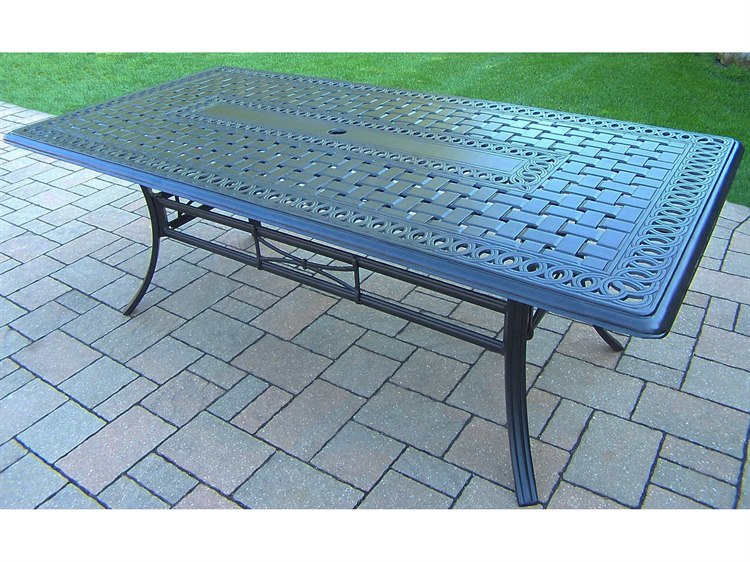 Oakland Living Hampton Aluminum 84 X 42 Rectangular Dining Table