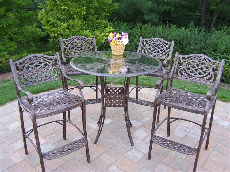 Gothic bistro patio set by Oakland Living