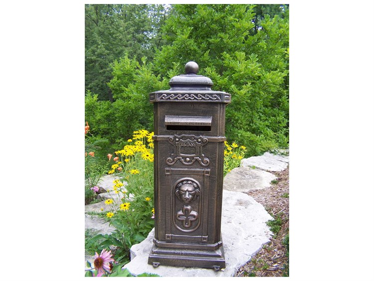 Oakland Living Cast Aluminum Kensington Decorative Mail Box In