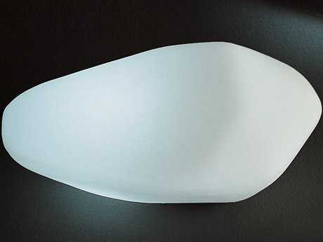 Oluce Stones White 1-light 25'' Wide Indoor / Outdoor Floor Lamp