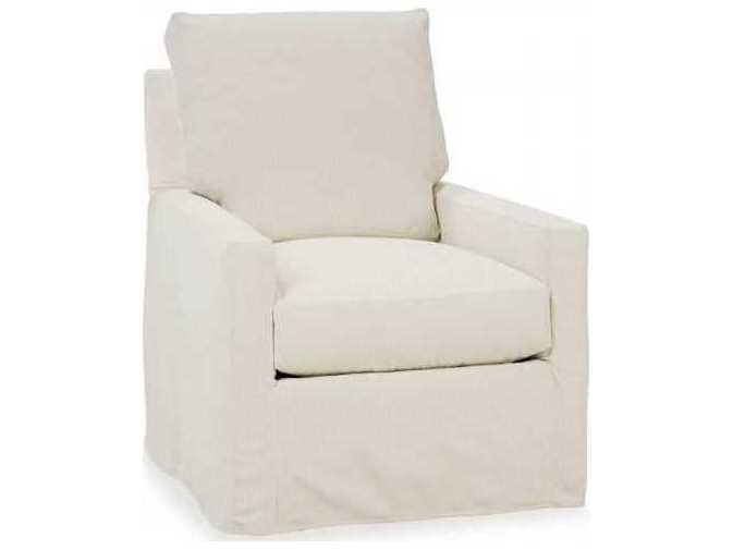 Rowe Furniture Norah Swivel Accent Chair With Slipcover Open