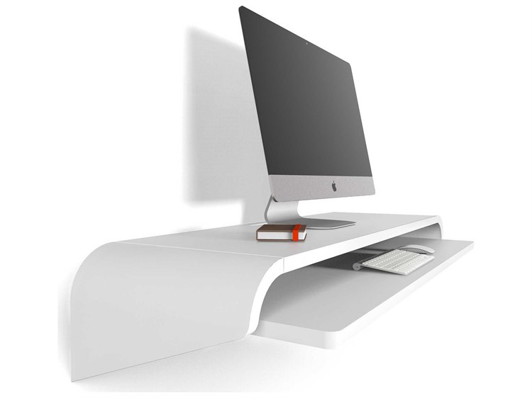 Orange22 Minimal Satin White 51 L X 16 D Rectangular Large Wall Orange22 Minimal Satin White 51 L X 16