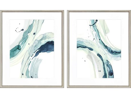 Paragon Abstract Depth-II Canvas Wall Art Set of 2
