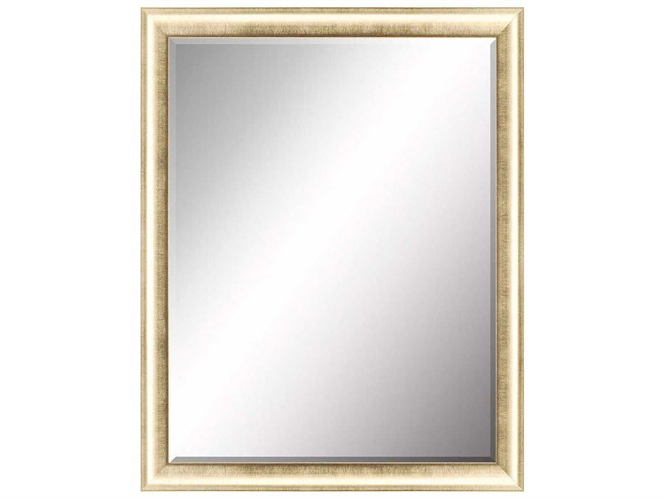 Paragon Beveled 35 X 45 Gold Shimmer Wall Mirror Pad8040