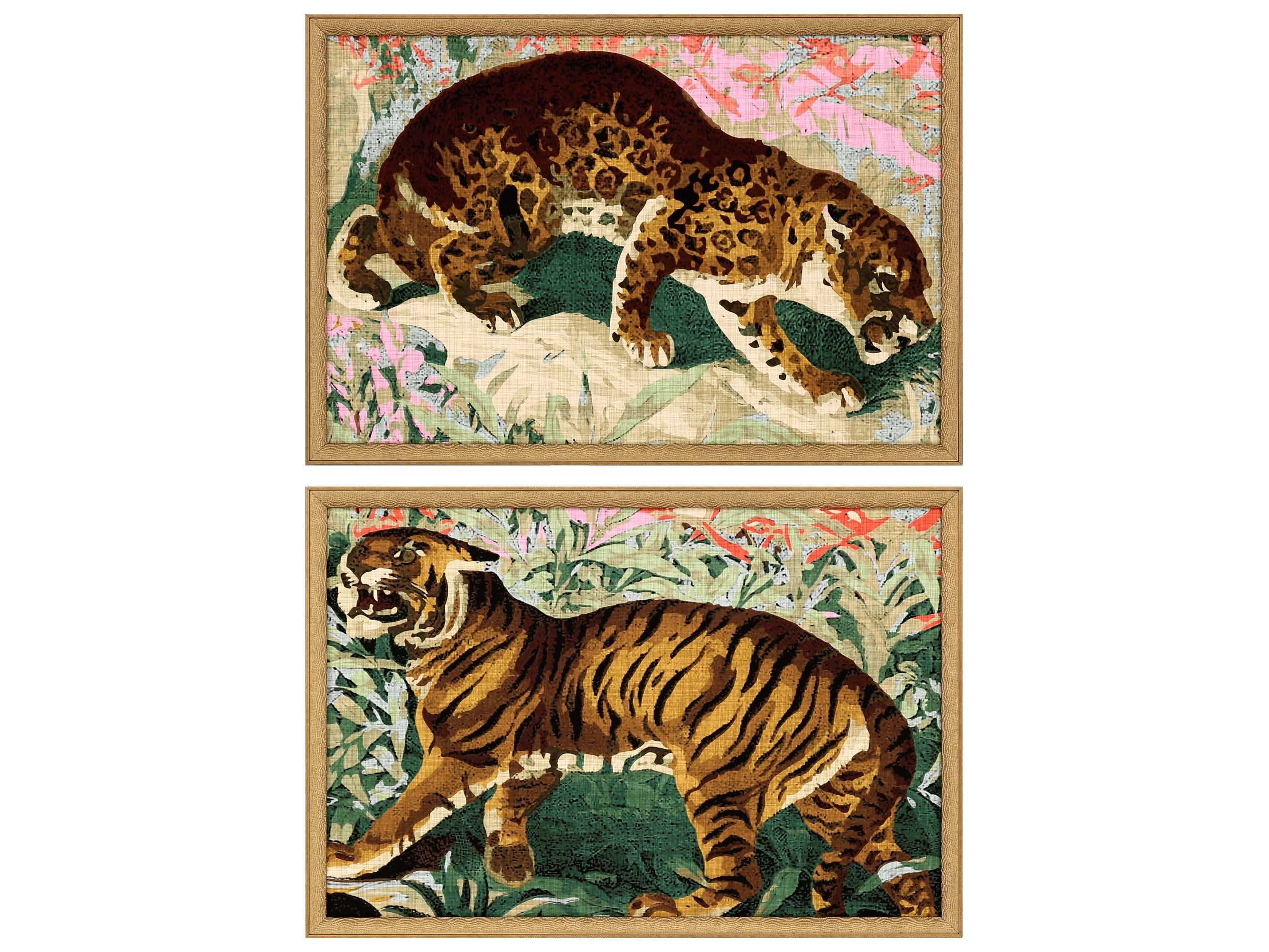 Paragon Concrete Jungle Cats Canvas Wall Art (Set of 2) PAD13086