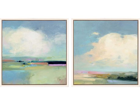 Paragon Purinton Colorful Horizon Canvas Wall Art Set of 2