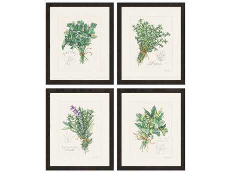 Paragon Roberts Herbs Exclusive Giclee Painting Set of 4
