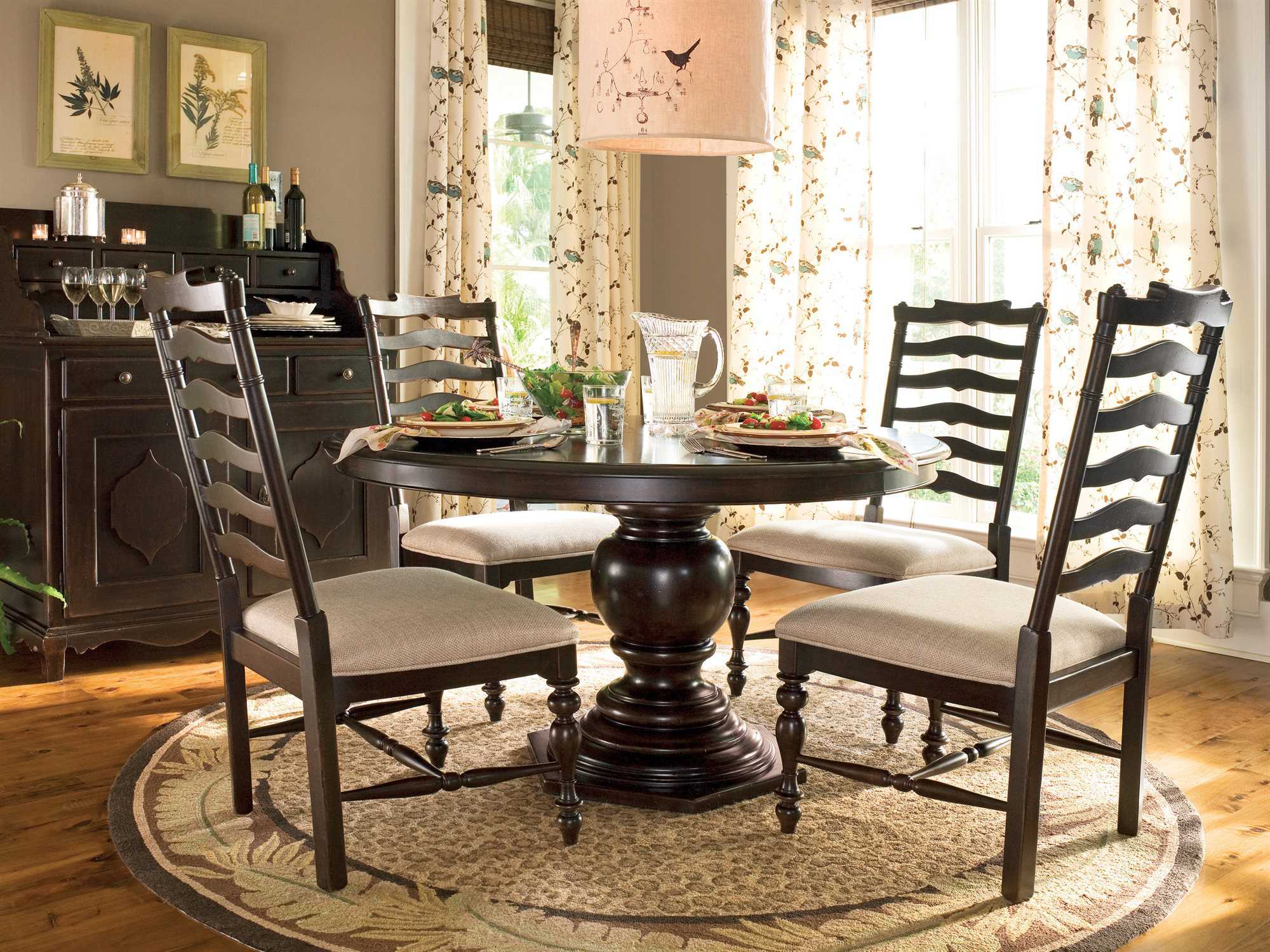 Paula Deen Home Pedestal Table Dining Set