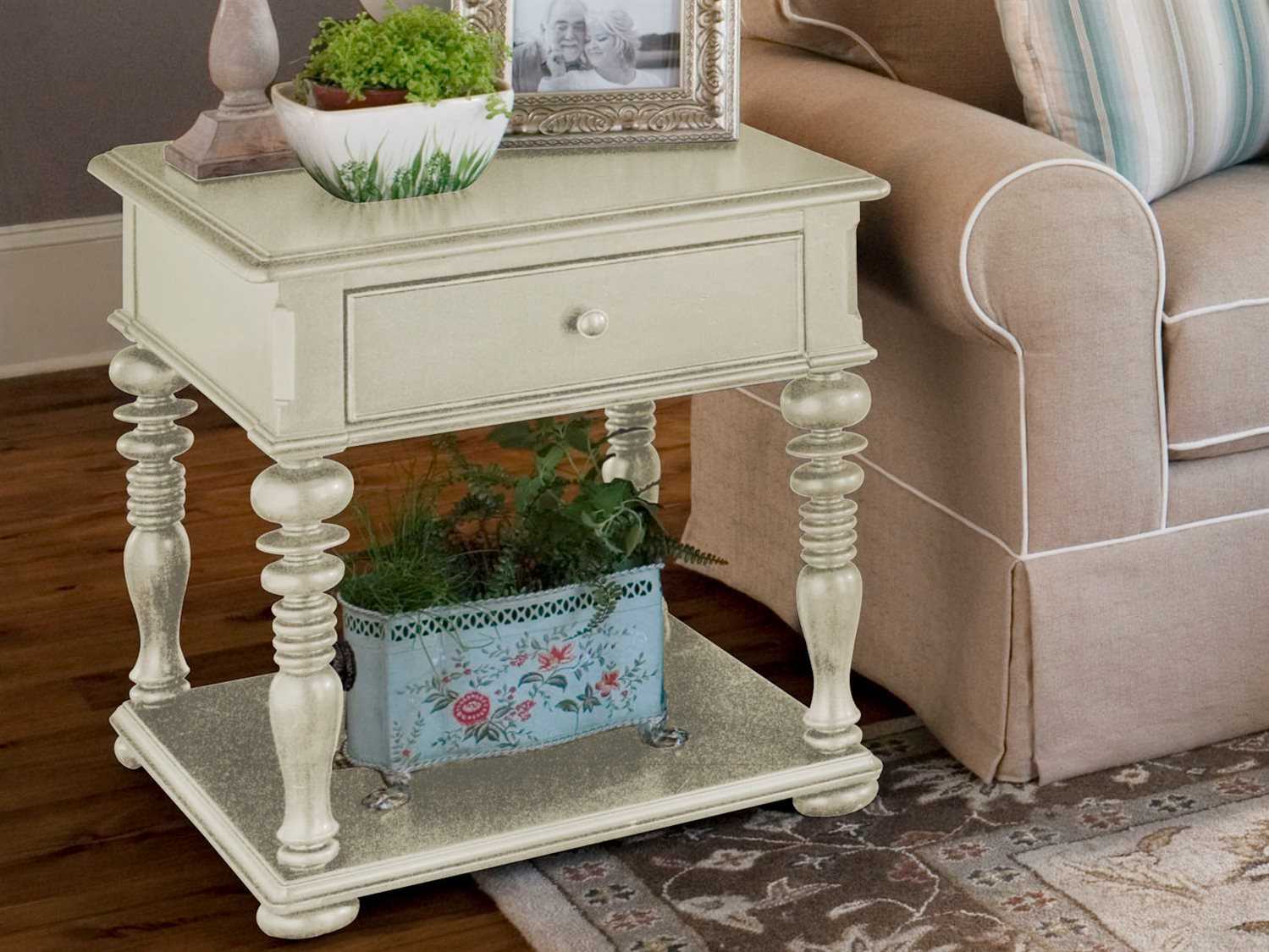 Paula Deen Home Linen 24 X 26 Rectangular End Table