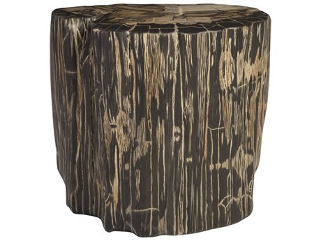 Luxecor Brown Grey Gray Accent Stool