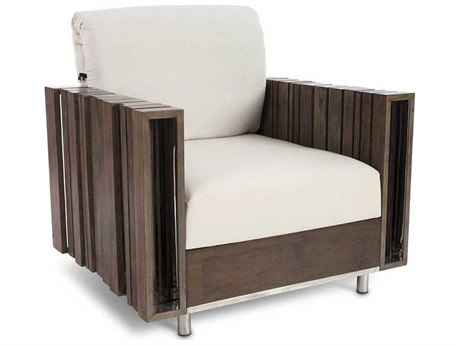 Phillips Collection Brown Fabric Accent Chair