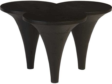 Phillips Collection Wood Charred Coffee Table