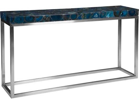 Phillips Collection Rectangular Stone Natural Console Table