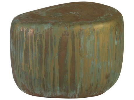 Luxecor Flow Fiberglass Lichen End Table