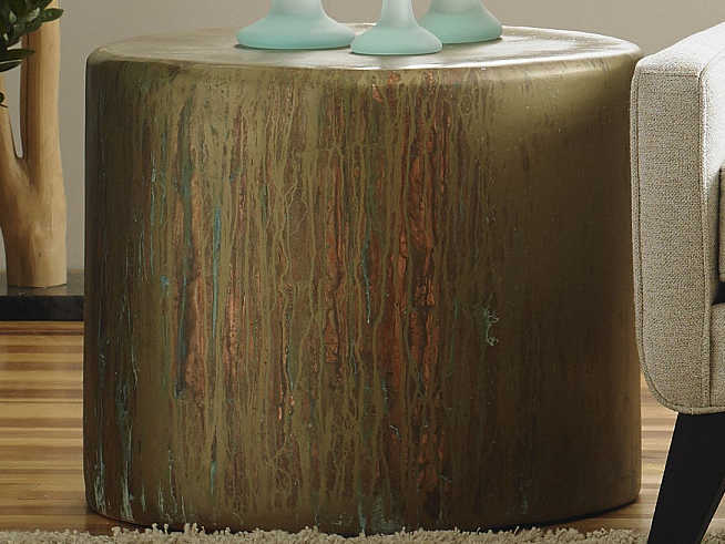 Phillips Collection Copper Acid Lichen, Round Table Lichen