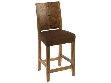Phillips Collection Brown Upholstered Counter Stool