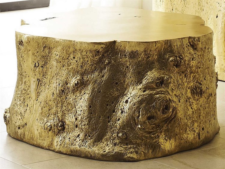 Phillips Collection Log Gold Leaf 35 Wide Round Coffee Table Phcph56282 - Phillips Collection Furniture Coffee Table Phillips Collection Log Gold Leaf 35 Wide Round Coffee Table Phcph56282 - Phillips Collection Furniture Coffee Table