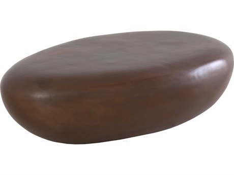 Phillips Collection River Stone Bronze Coffee Table