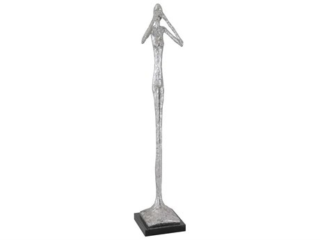 Phillips Collection Silver Leaf See No Evil Slender Sculpture