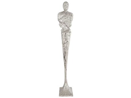 Phillips Collection Silver Leaf Skinny Chiseled Sculpture