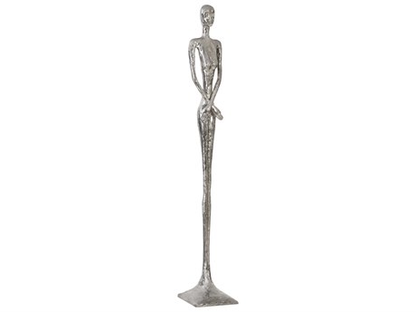Luxecor Skinny Liquid Silver Sculpture