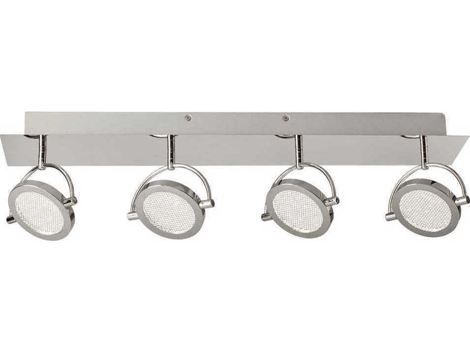 Plc Lighting Ariella Polished Chrome Four Light 30 Wide Led Spot Plc Lighting Ariella Polished Chrome Four Light 30 Wide Led Spot