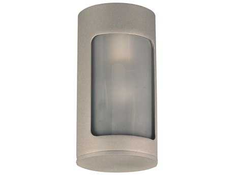 PLC Lighting Filson Silver Incandescent Outdoor Wall Light