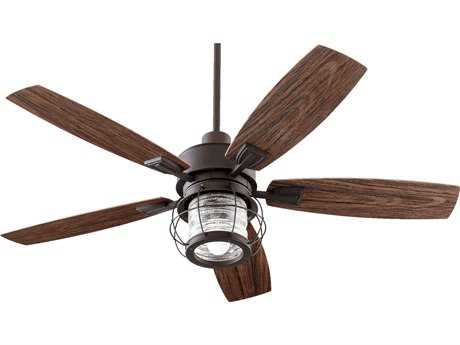 Quorum International Galveston 52" Outdoor Ceiling Fan with Light
