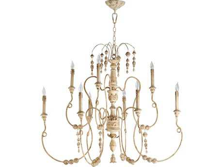 Quorum Salento 9-Light Persian White Candelabra Chandelier
