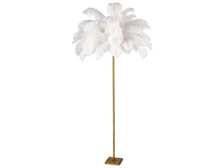 Regina Andrew Josephine Gold Leaf Floor Lamp