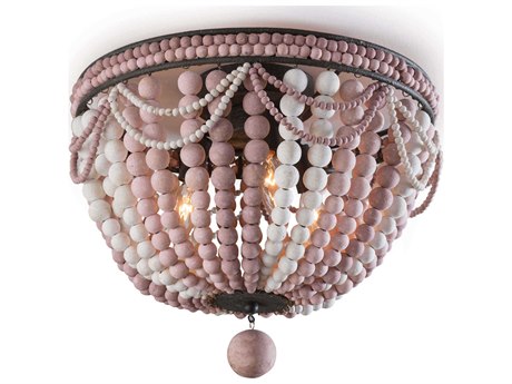 Pink Flush Mount Lighting Luxedecor Regina Andrew Malibu Blush 15 Wide Flush Mount Light Reg161163pnk