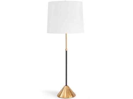Regina Andrew Parasol Gold Leaf Black Buffet Lamp