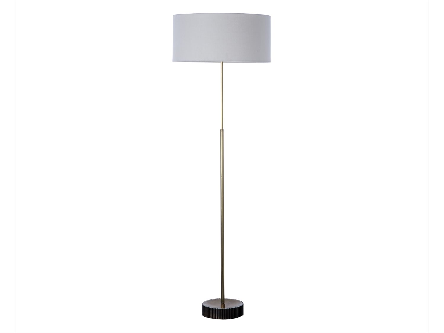 Sonder Distribution Gear Burned Brass Floor Lamp